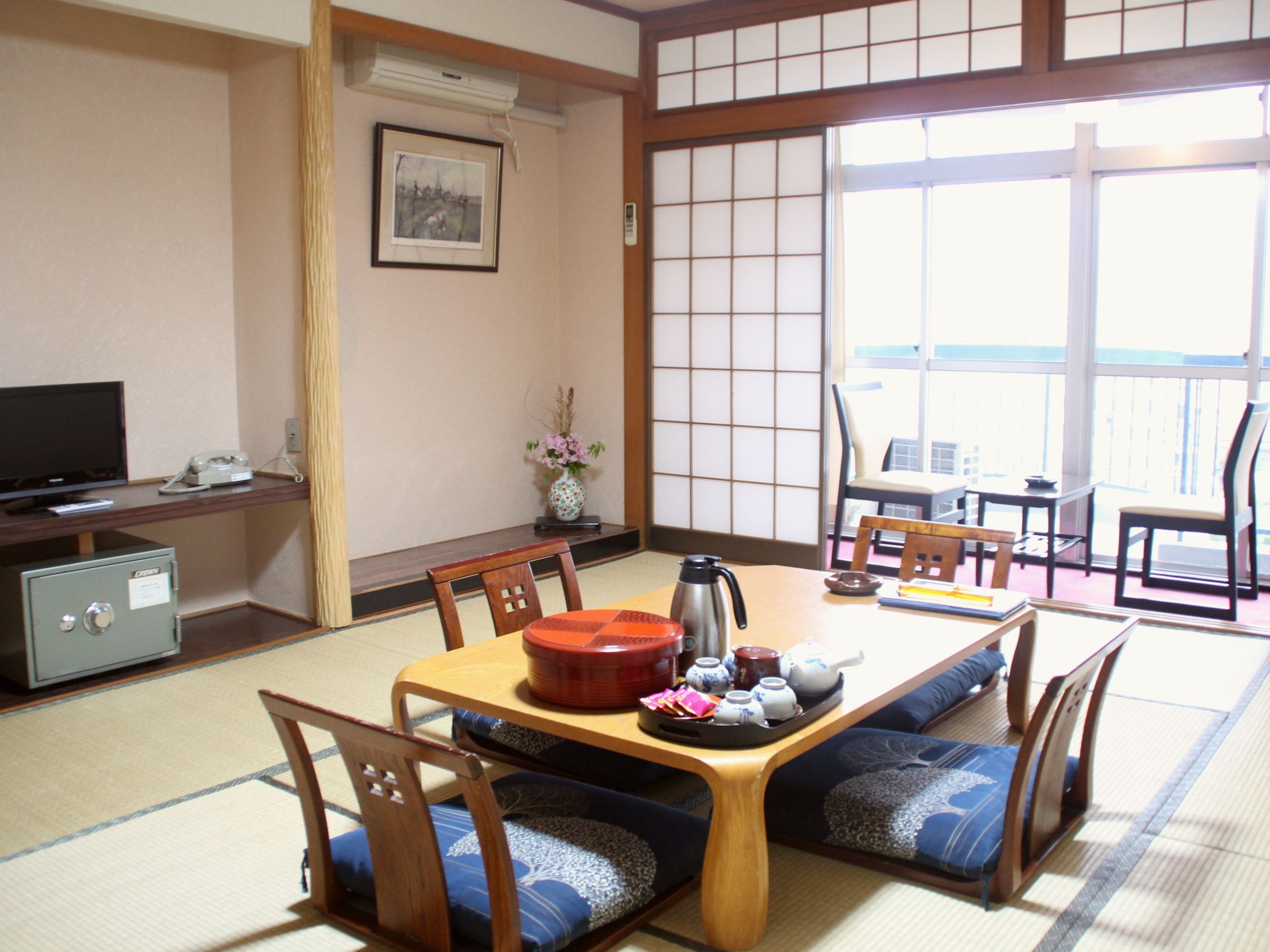 Japanese Style with Private Bathroom | In-room safe, desk, laptop workspace, blackout curtains