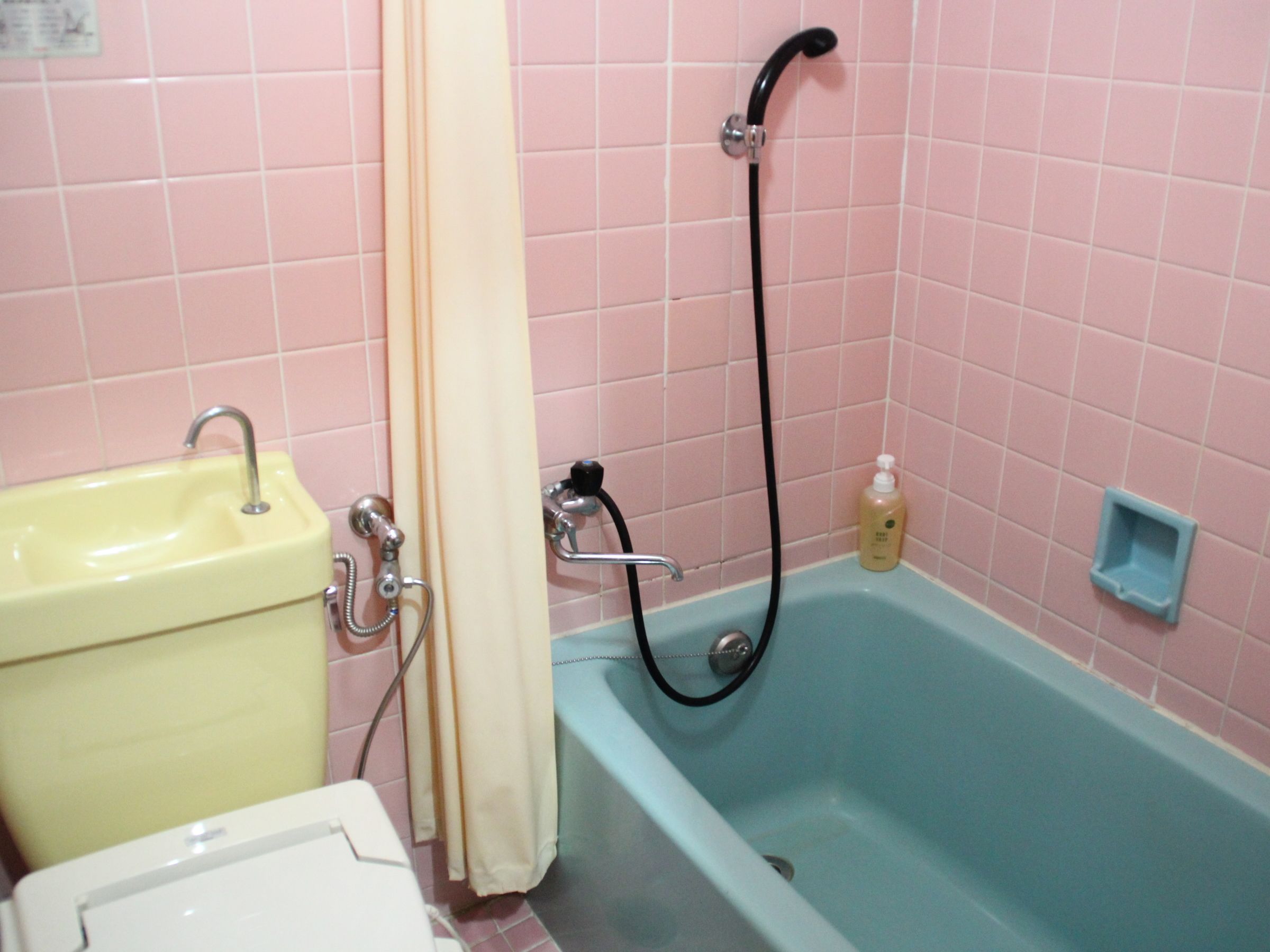 Une salle de bain avec un lavabo, une baignoire et une douche.