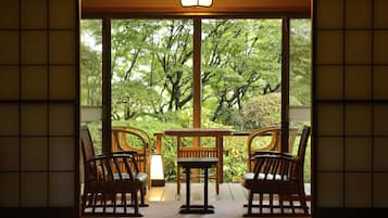 Japanese Style House with Open Air Bath Annex Building, Meals at Room | View from room