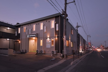 Front of property - evening/night