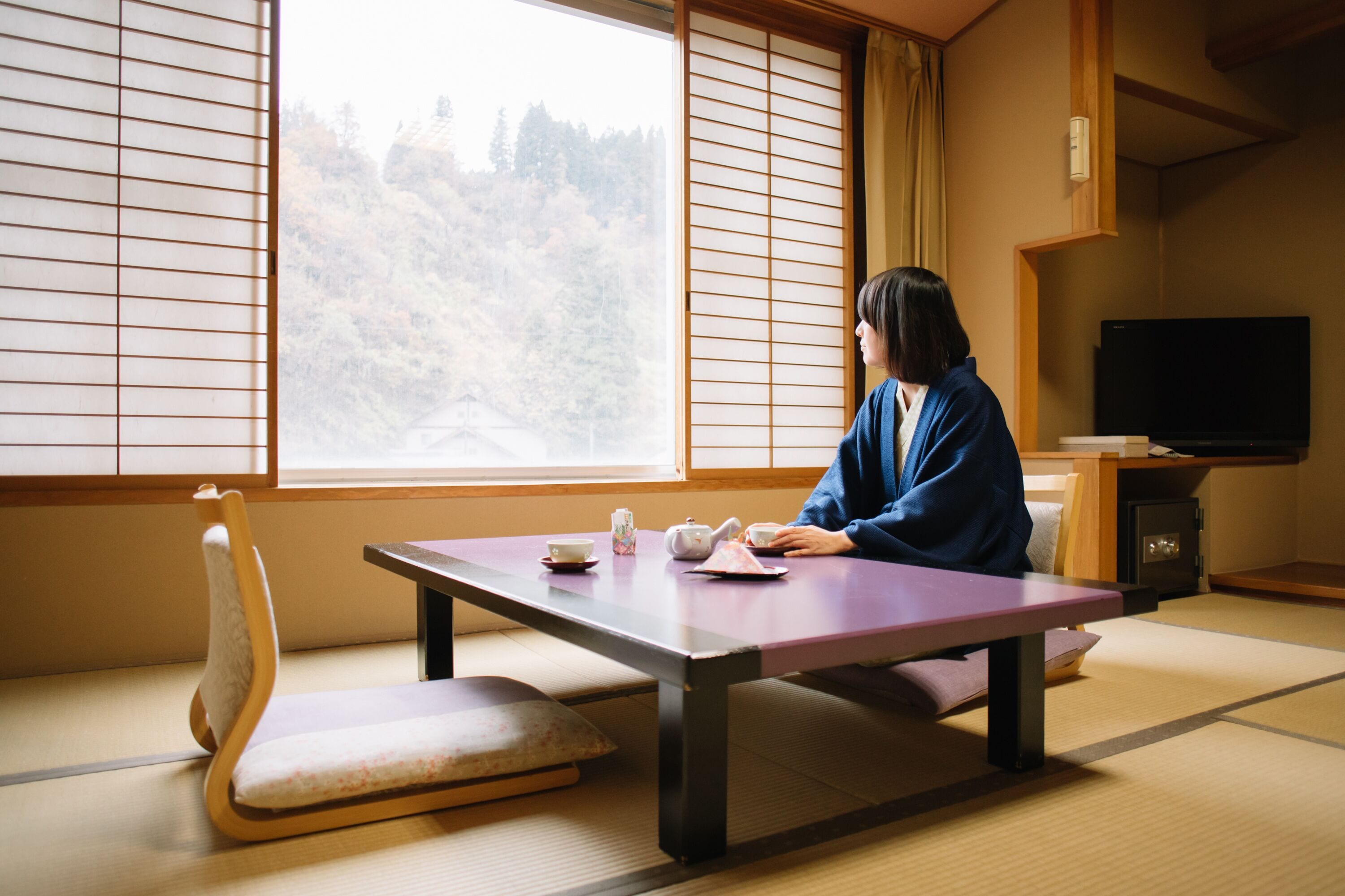 客房 (Japanese Style, For 4 People) | 房內夾萬、免費 Wi-Fi、床單、方便輪椅出入