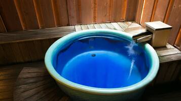 KOTO, Japanese Style Room with Terrace and Open-air Bath, 10 Tatami-mats, Non Smoking | Bathroom | Free toiletries, hair dryer, slippers, bidet