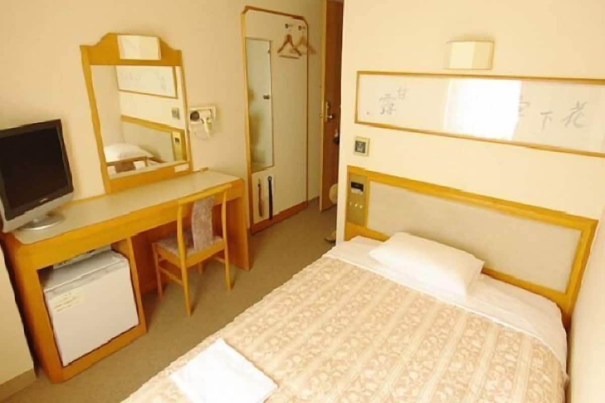 Individually decorated, individually furnished, desk, laptop workspace