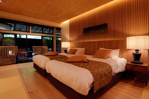 Junior Suite, Non Smoking, Terrace | Premium bedding, in-room safe - sakahijiri・gyokushoen (Izu)