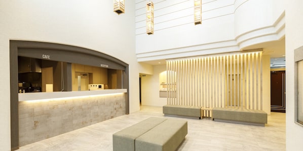 Coin salon dans le hall