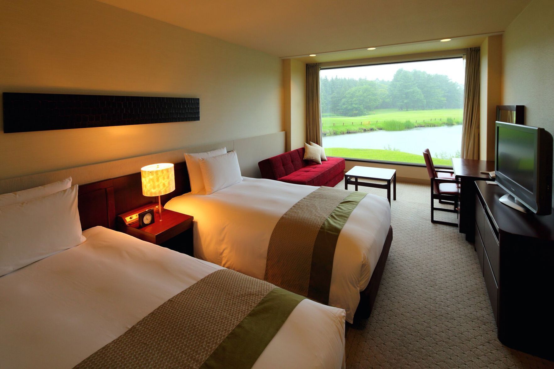 Minibar, in-room safe, desk, blackout curtains