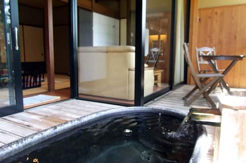 Habitación tradicional, vistas a la montaña (Open Air Bath,No Dinner after 7PM) | Escritorio, wifi gratis, ropa de cama