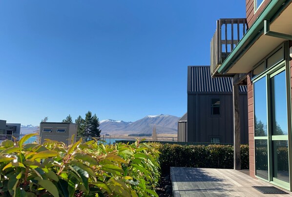 Blick von der Unterkunft