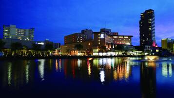 Front of property - evening/night