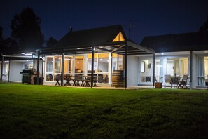 Front of property – evening/night