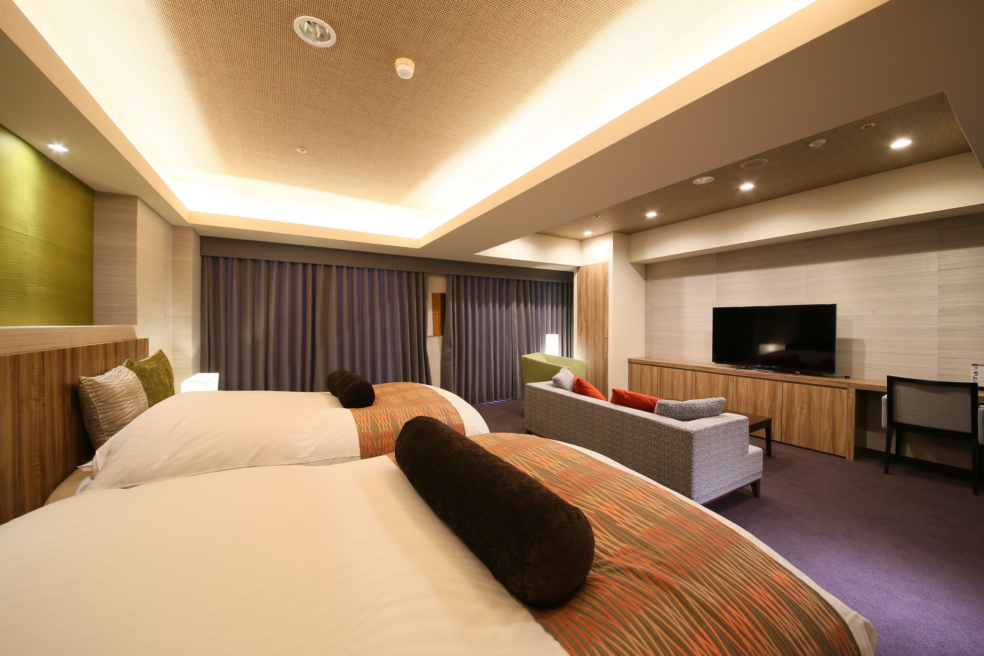 comfort twin room (9f-10f) with mt. fuji view non-smoking | 1 bedroom, hypo-allergenic bedding, in-room safe, individually furnished