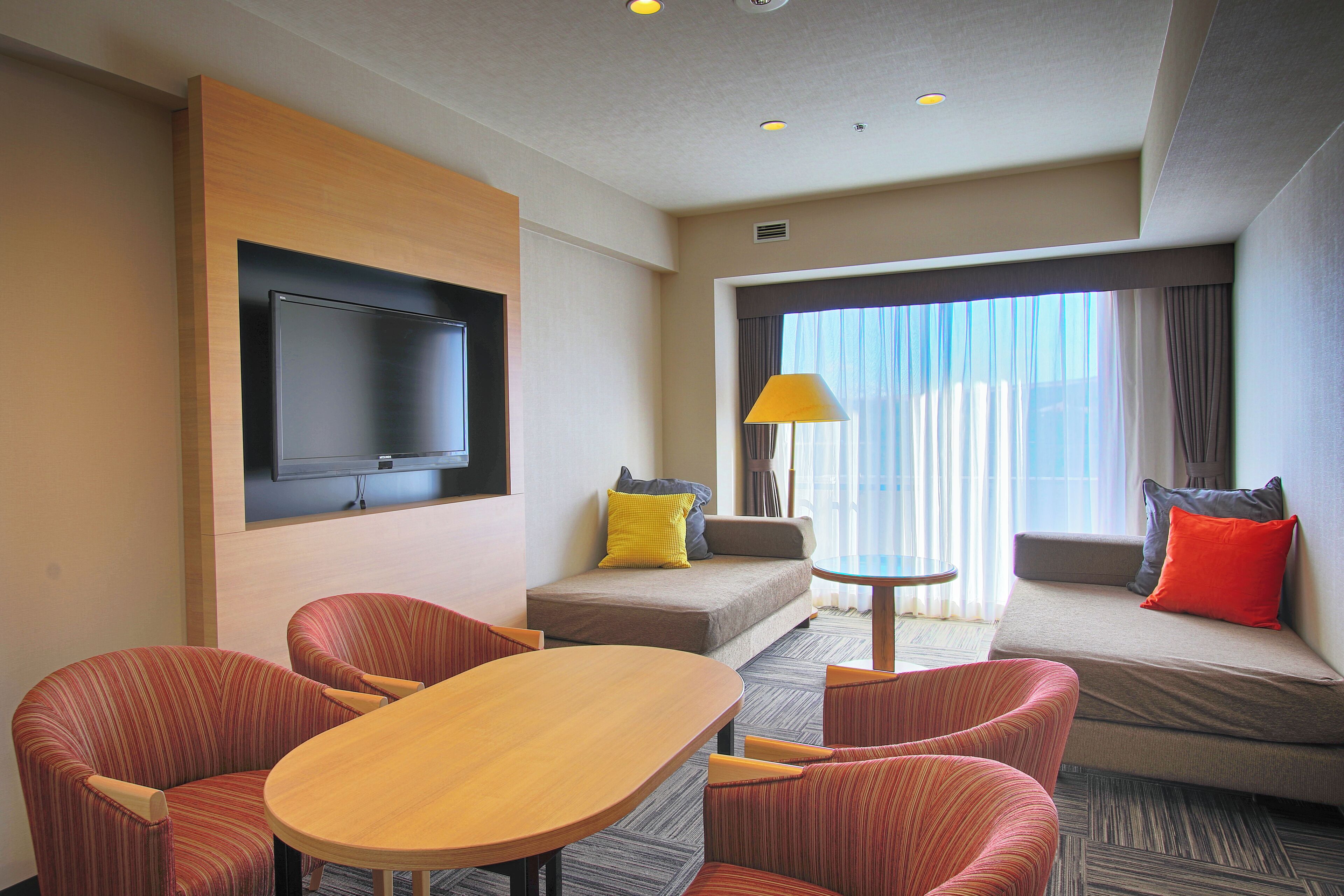 a-upper deluxe quadruple room(6f-10f) with mt. fuji view non-smoking | 1 bedroom, hypo-allergenic bedding, in-room safe, individually furnished