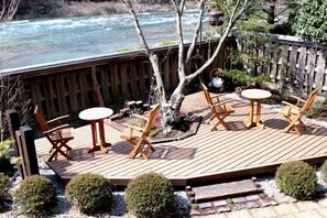 Outdoor dining - Gero Onsen Kawakamiya Kasuitei (Gero)