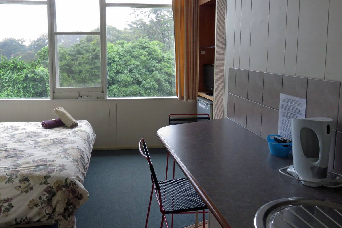 标准房, 无烟房, 简易厨房 (Double Room King-size bed) | 熨斗/熨板、婴儿床、免费 WiFi、床单