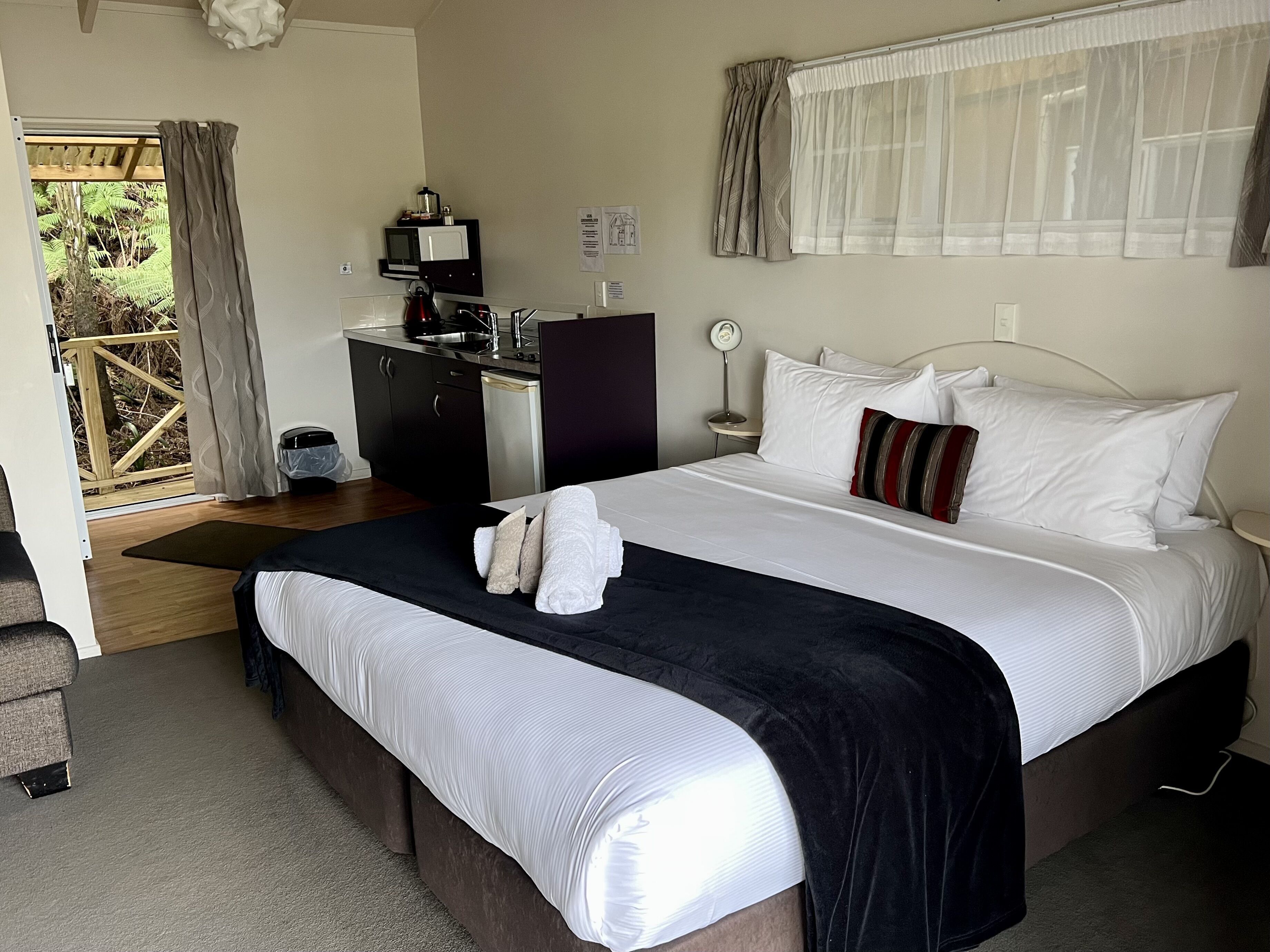 Wifi gratis y ropa de cama