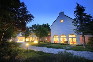 Front of property – evening/night