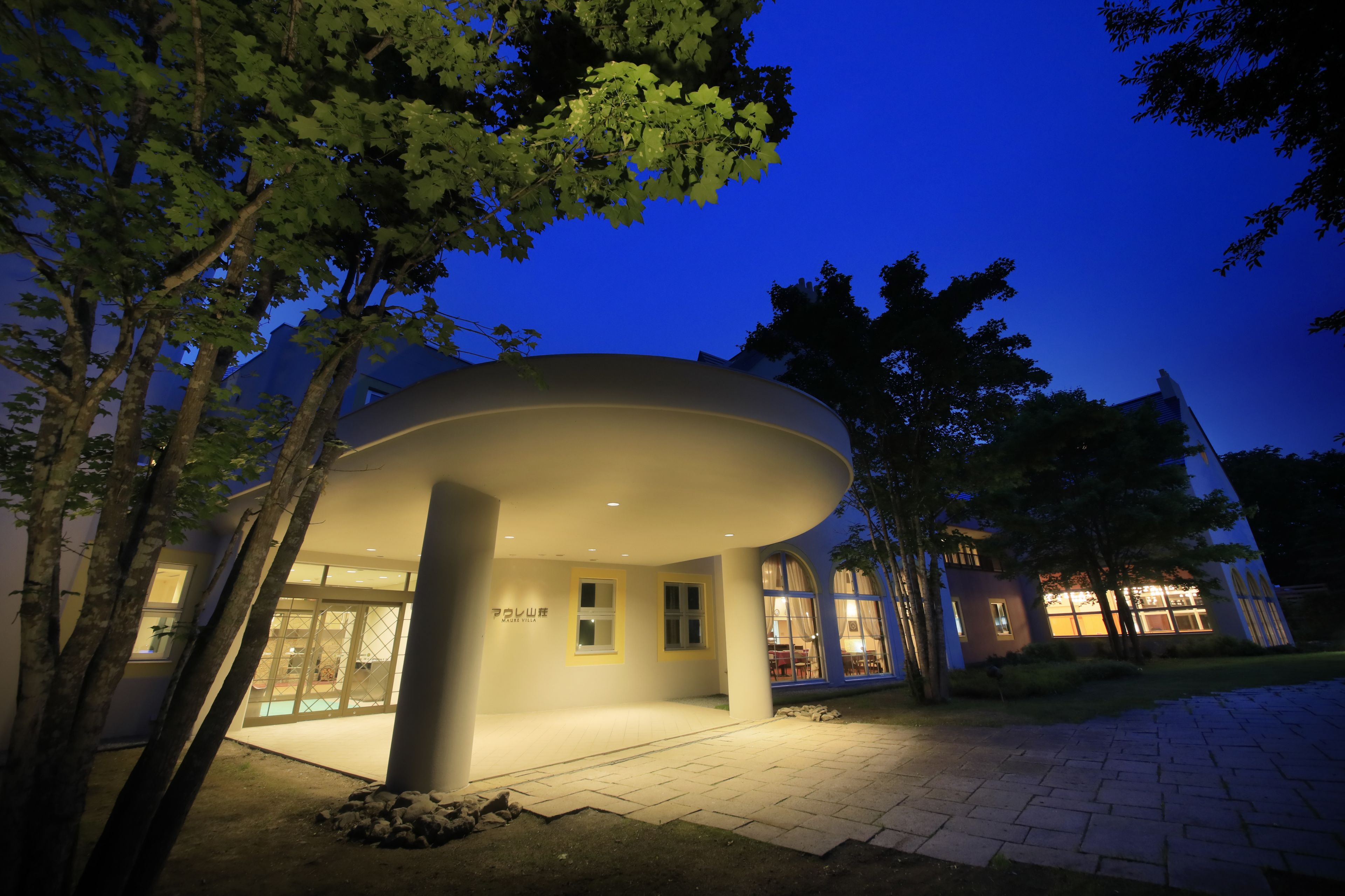 front of property – evening/night