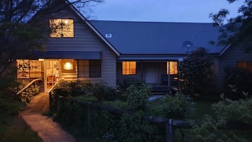 Front of property – evening/night