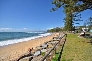 Beach nearby, white sand