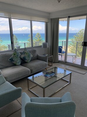 Premium Apartment, 2 Bedrooms | Living area - Pacific Regis Apartments (Burleigh Heads)
