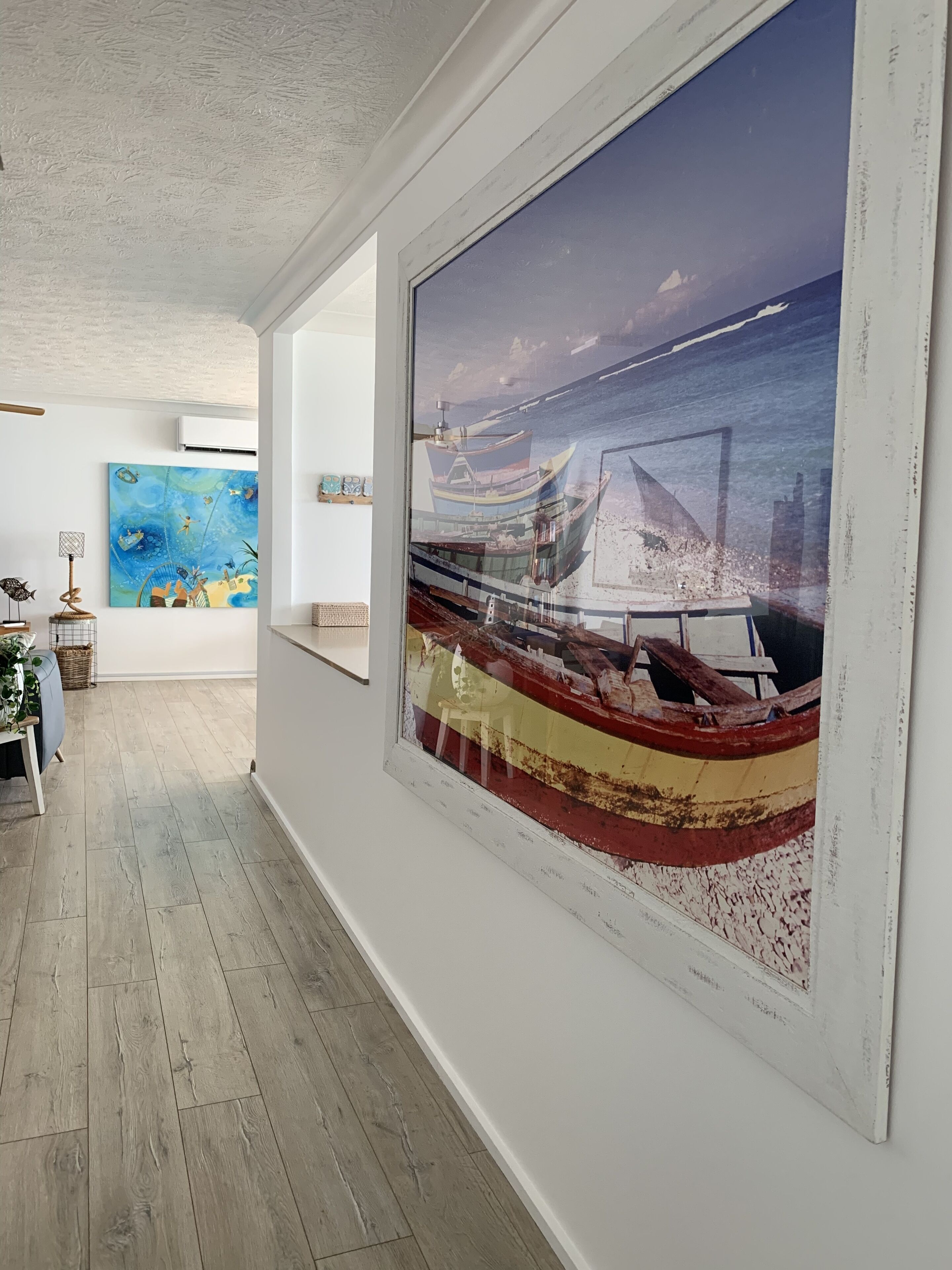 deluxe apartment, 2 bedrooms | living area | 48-inch flat-screen tv with satellite channels, tv