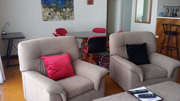 Superior Apartment, 1 Bedroom | Living area