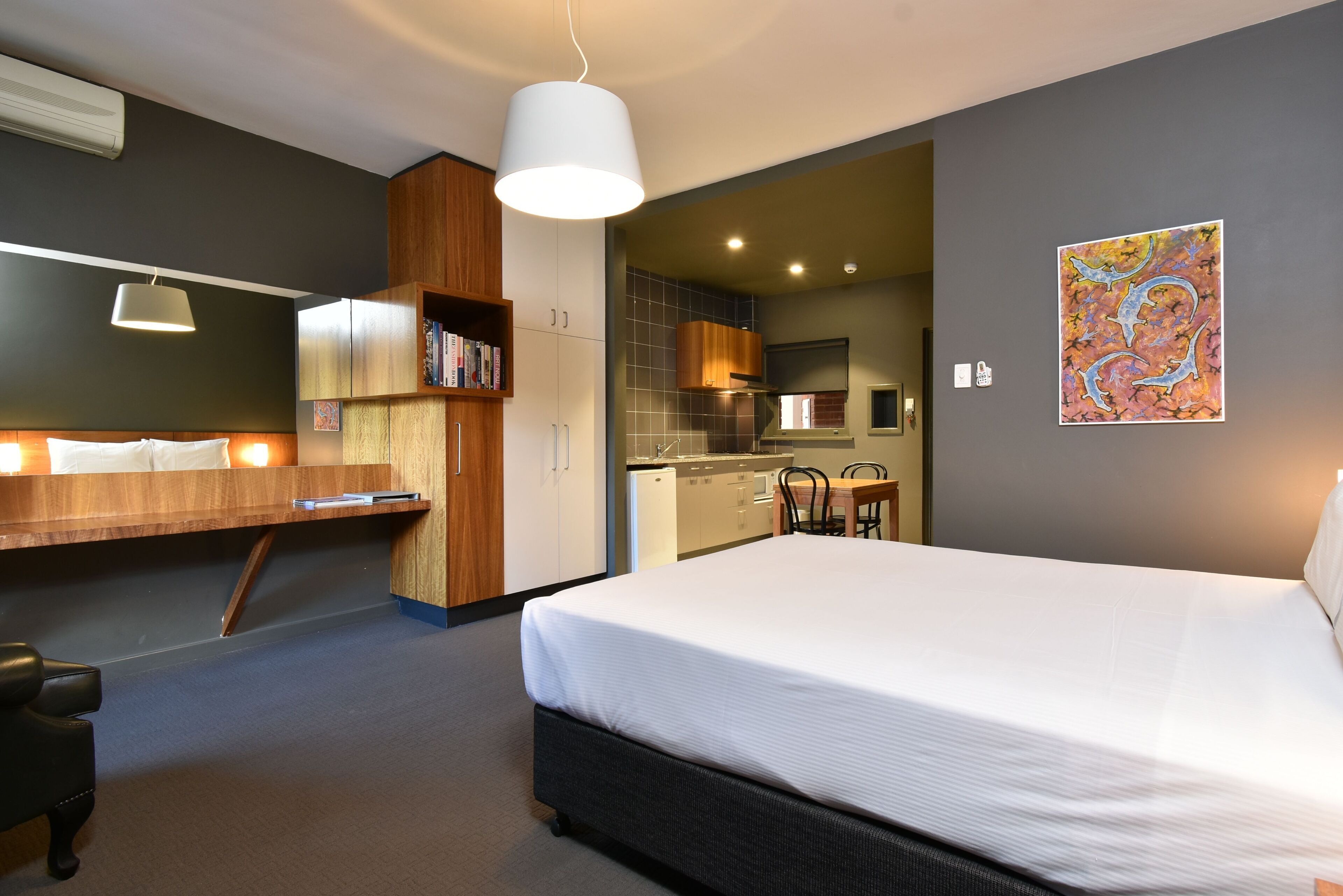 desk, iron/ironing board, free wifi, bed sheets