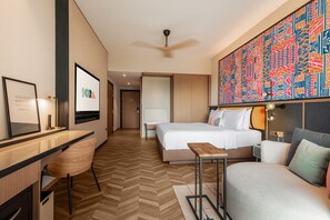 Free minibar, in-room safe, desk, iron/ironing board