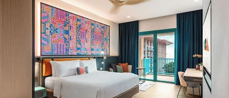 Free minibar, in-room safe, desk, iron/ironing board
