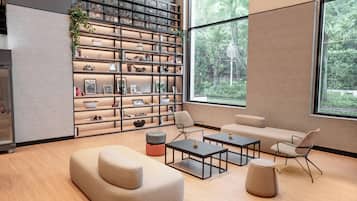 Sitteområde i lobbyen