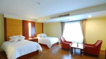 Minibar, in-room safe, desk, blackout drapes