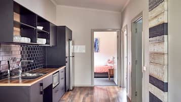 Bayside Cabin Access Friendly | Private kitchen | Fridge, microwave