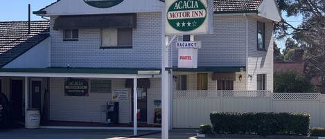 Majoituspaikan julkisivu