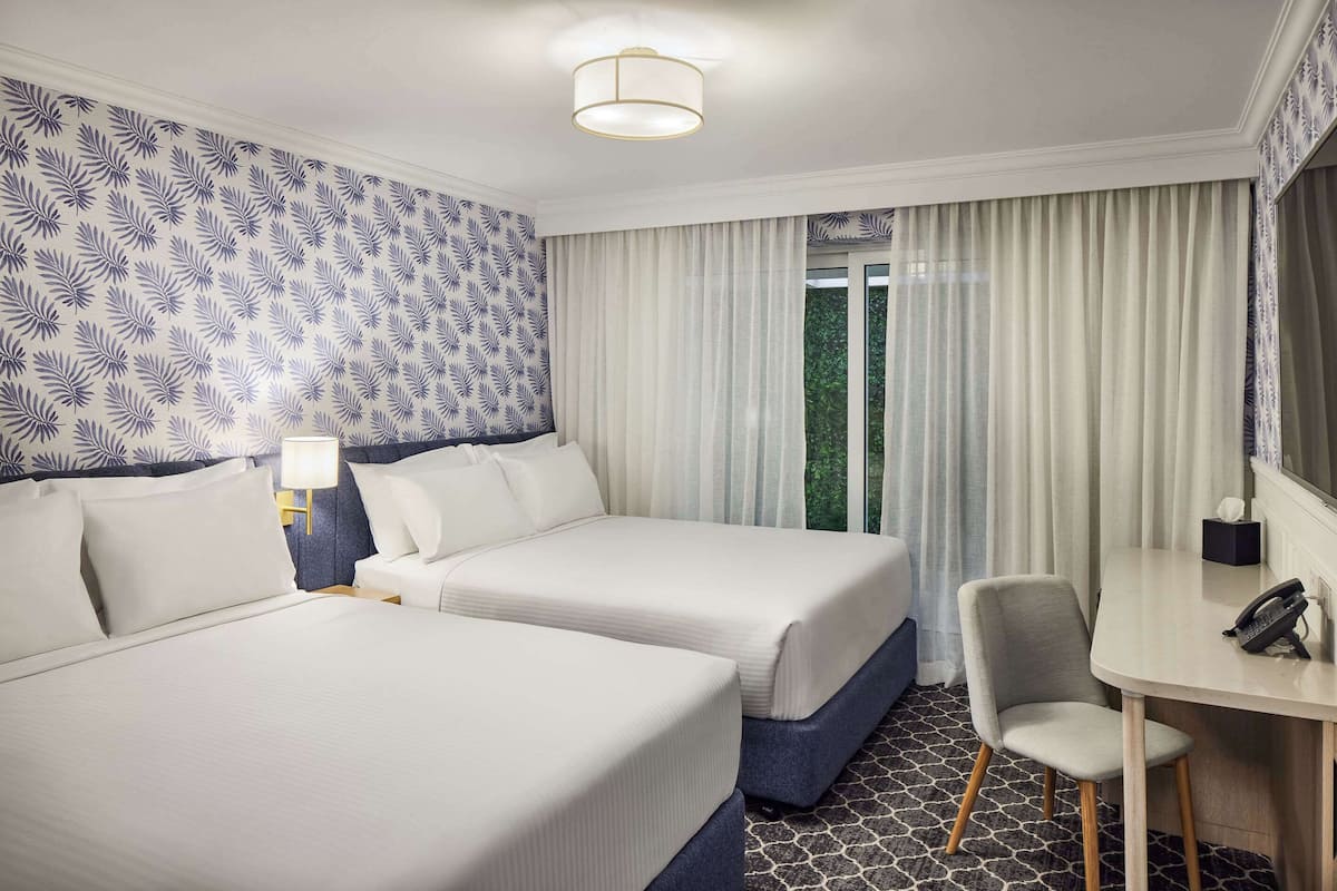 Essential Room, 2 Queen Beds - No Window | In-room safe, individually furnished, desk, laptop workspace