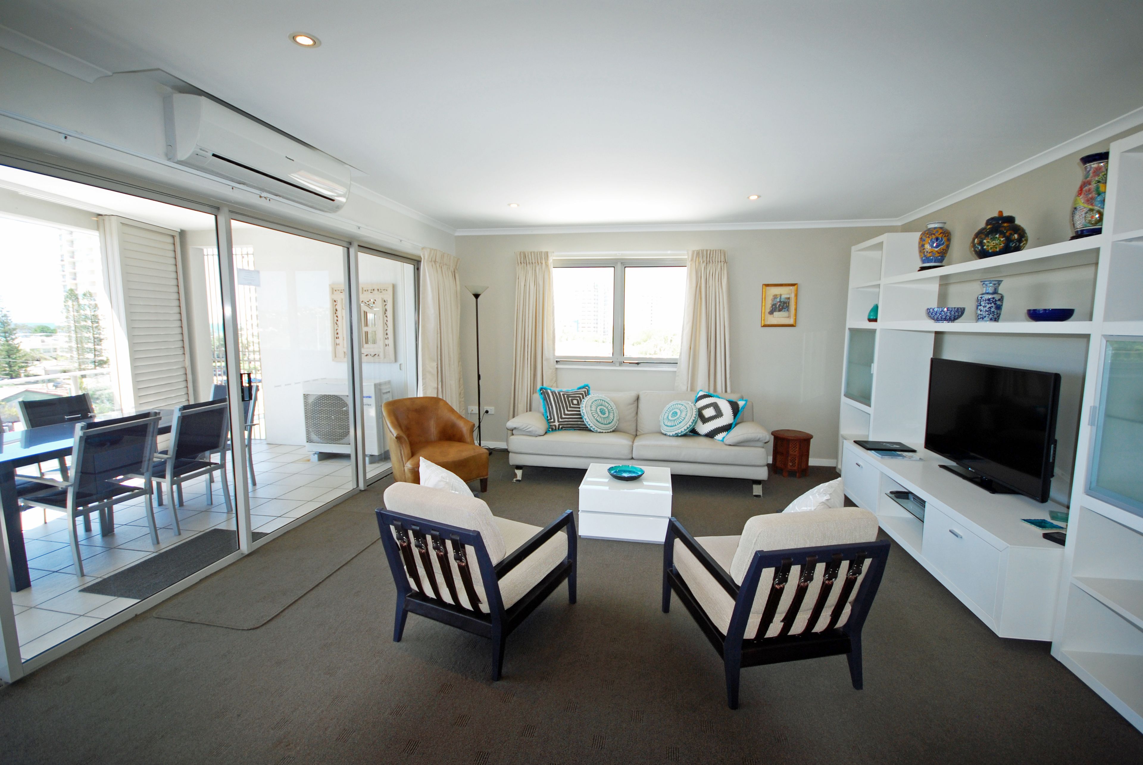 apartment, 3 bedrooms, ocean view | living area | tv, dvd player