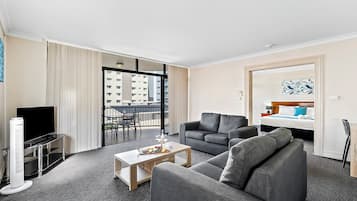 Appartement, 2 chambres, non-fumeur, cuisine | Coin séjour