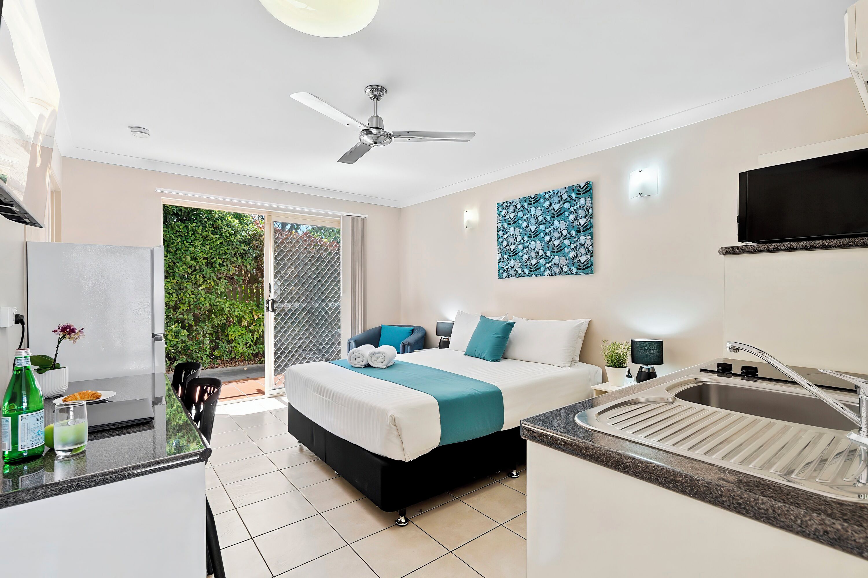 Studio – standard, ikke-røyk, tekjøkken (Studio) | Individuelt dekorert, individuelt innredet og skrivebord