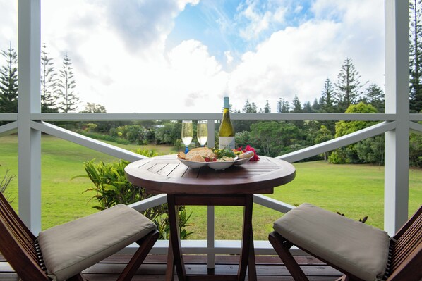 Superior Cottage, 1 Bedroom, Balcony, Garden View | Terrace/patio