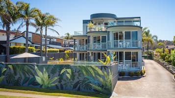 Majoituspaikan julkisivu