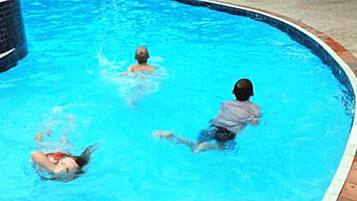 Seasonal outdoor pool