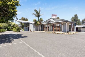 Majoituspaikan julkisivu