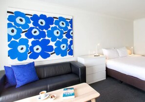 Deluxe Studio, 1 Katil Raja (King) | Seterika/papan seterika, Wi-fi percuma, cadar katil 