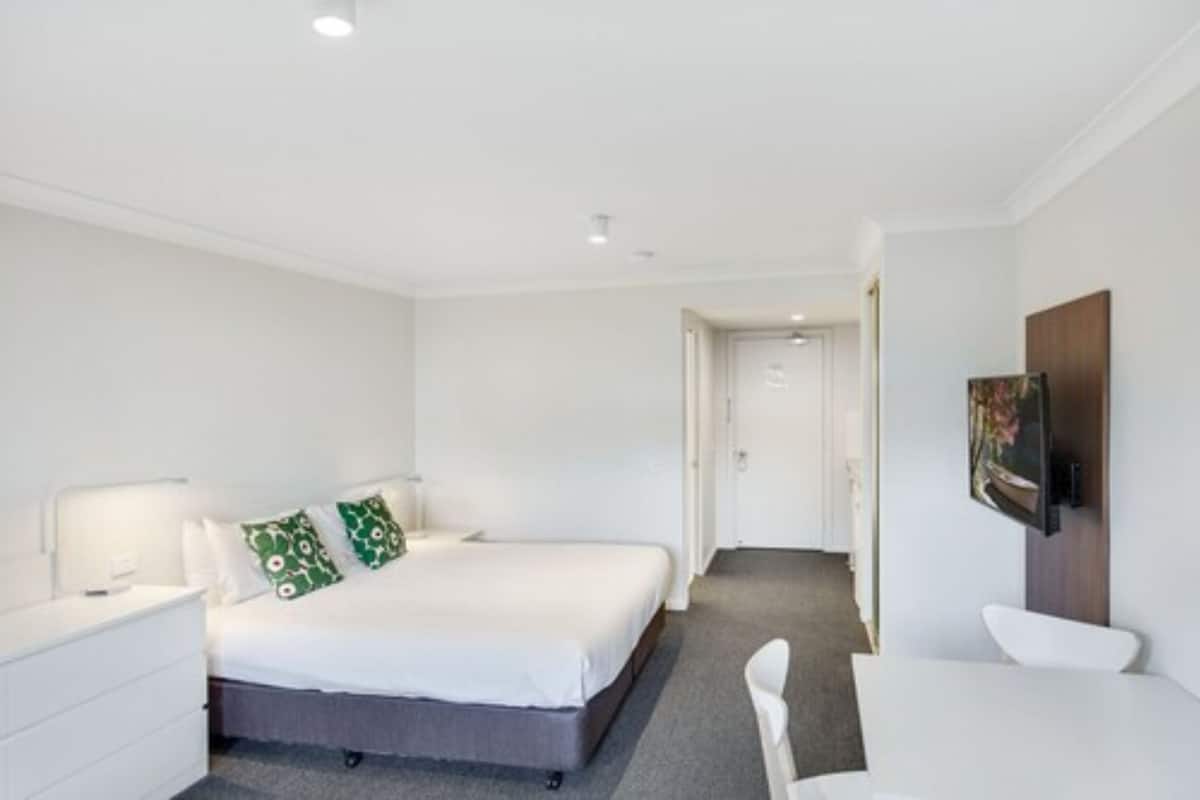 Deluxe Studio, 1 King Bed | Iron/ironing board, free WiFi, bed sheets