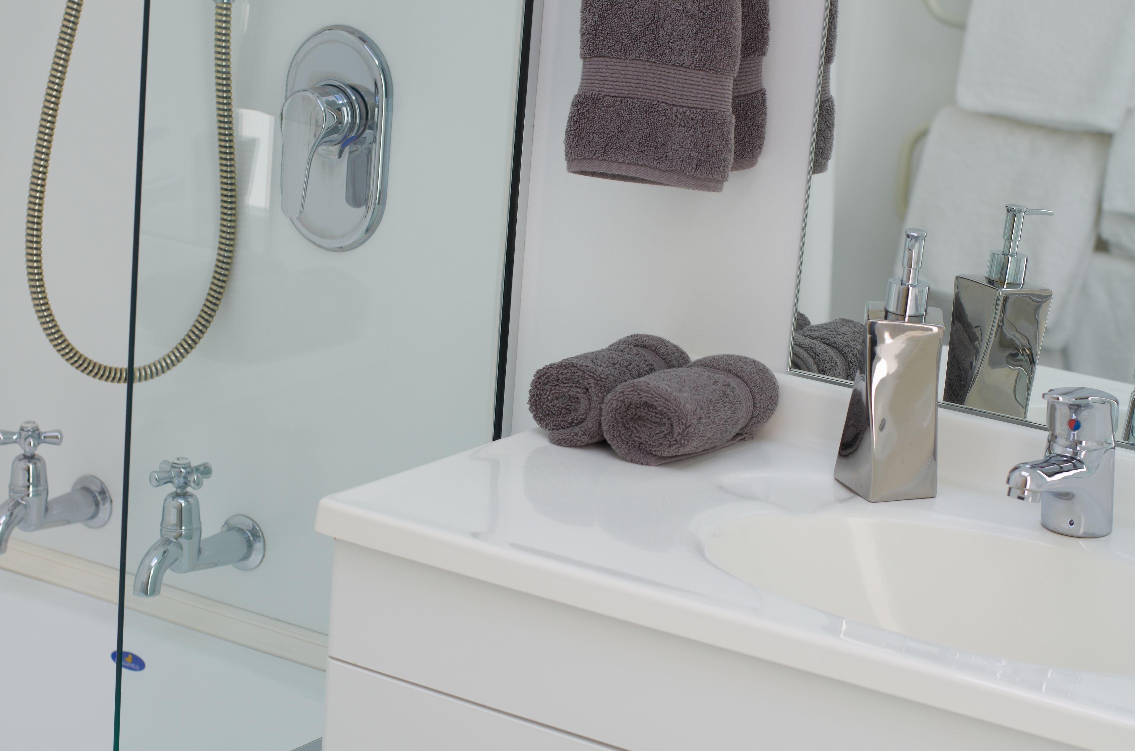Free toiletries, towels