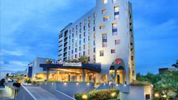 Façana frontal de l'allotjament