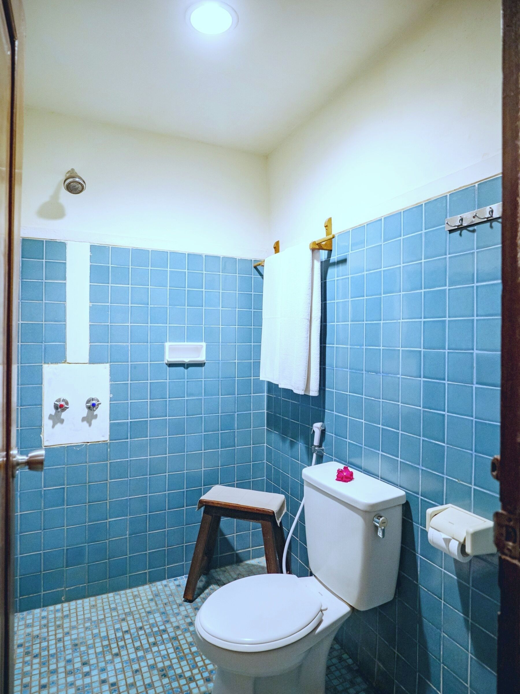 deluxe | bathroom | free toiletries, slippers, bidet, towels