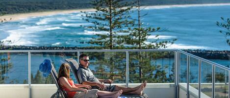 Blick von der Unterkunft