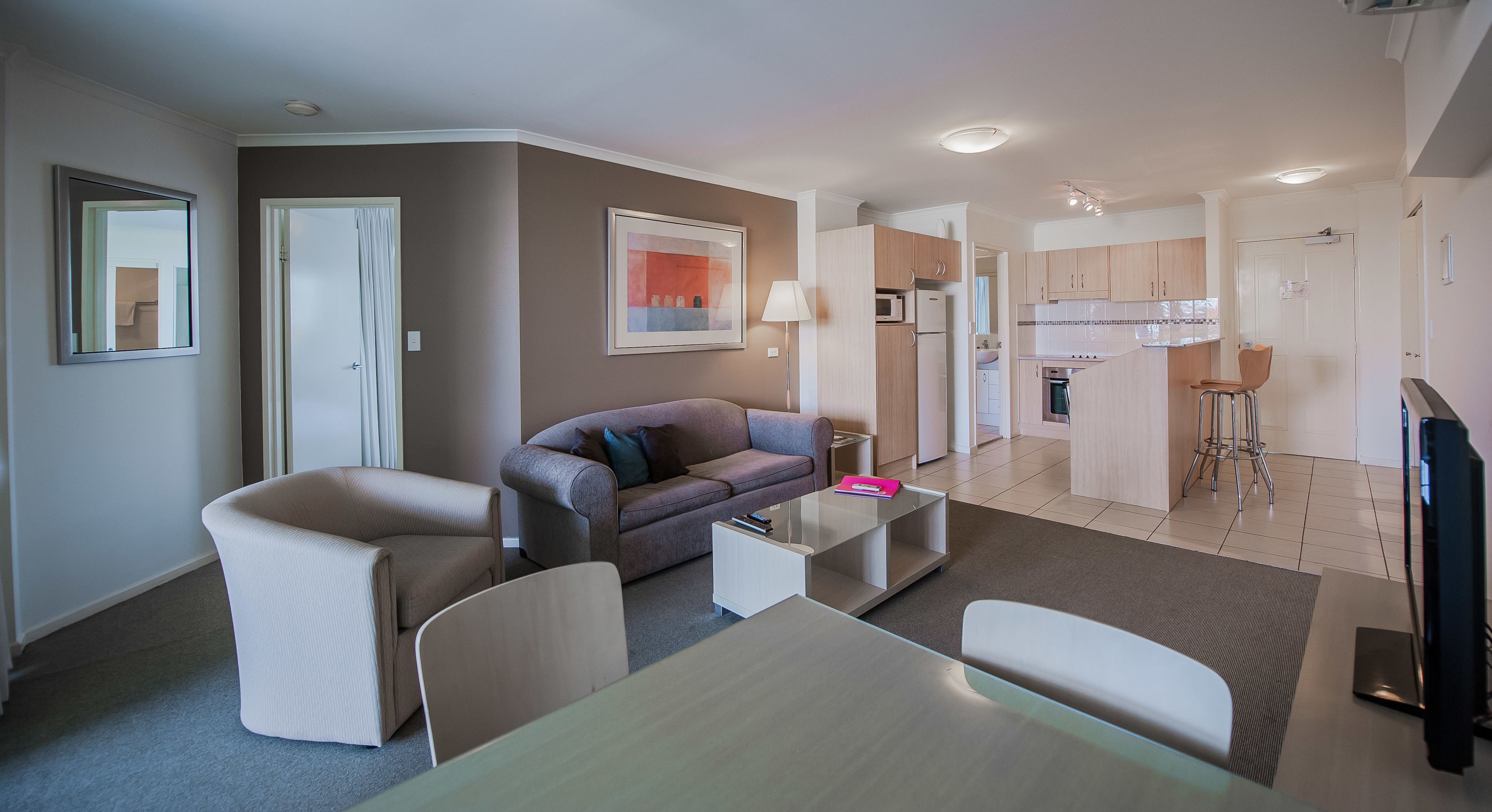 apartment, 1 bedroom | living area | 46-inch flat-screen tv with digital channels, led tv, dvd player