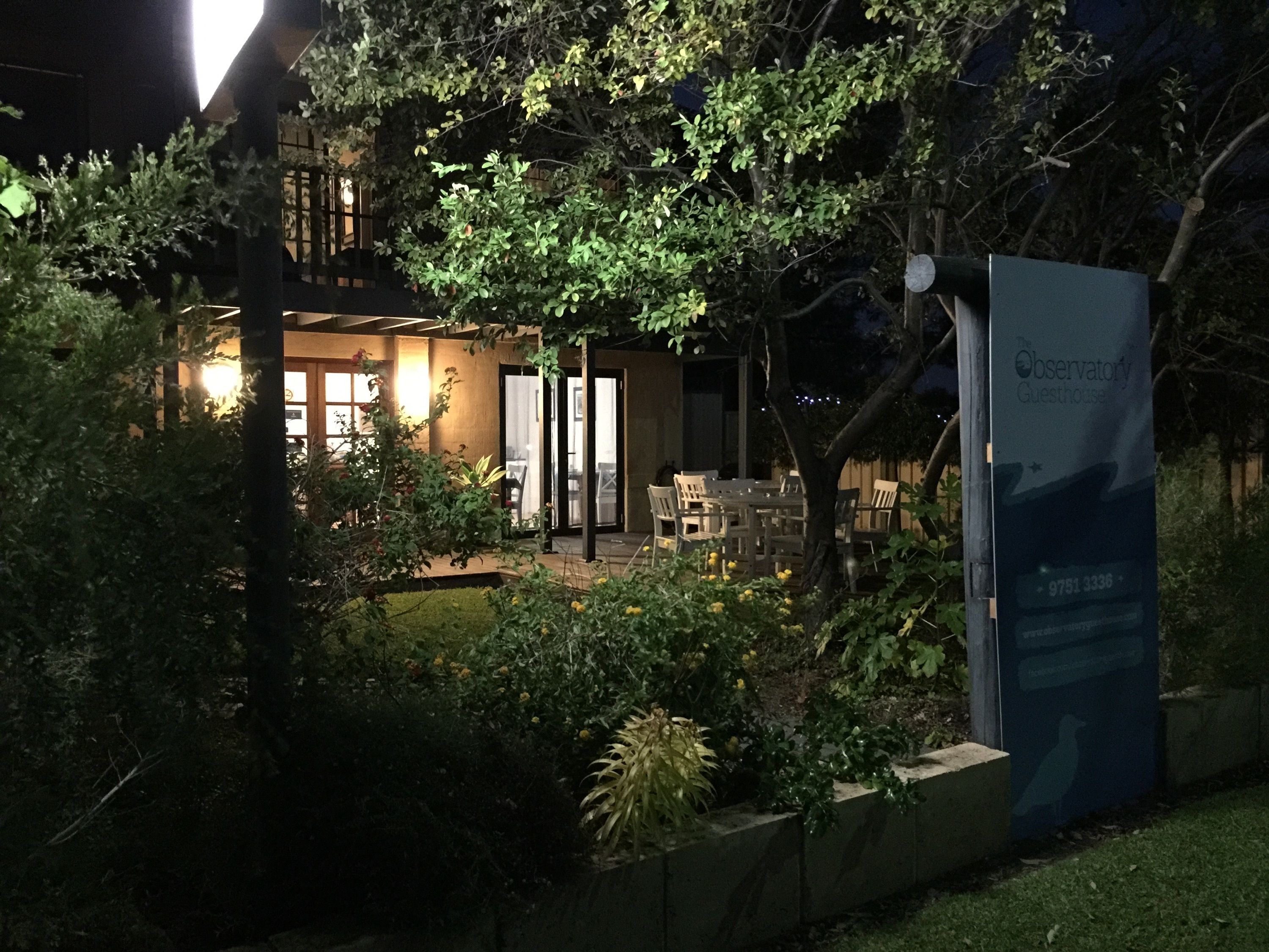 Façade de l’hébergement - soirée/nuit