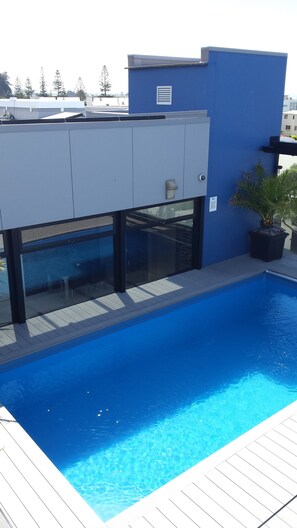 Piscine sur le toit